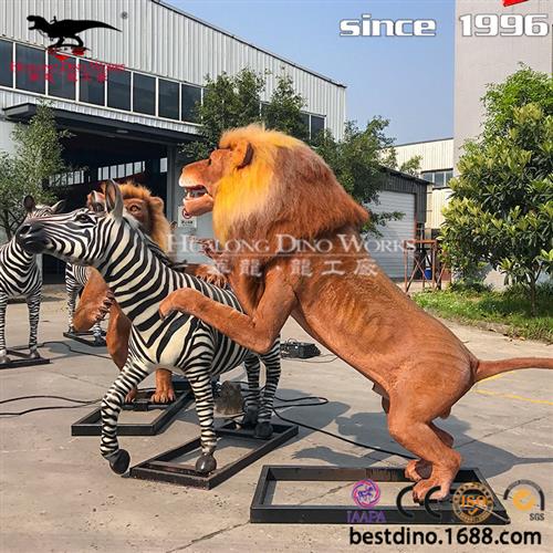 大型动物生产厂家仿真狮子纯手工工艺制作仿真程度高定制产品