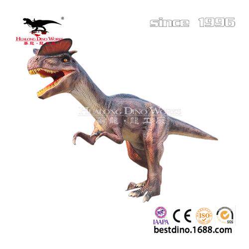 年专注品牌纯手工制作大型仿真恐龙模型红外声控感应启动.