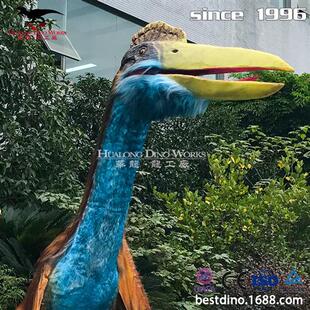 仿真风神翼龙模型机械电动恐龙飞龙美陈玩具商场引流工厂制作