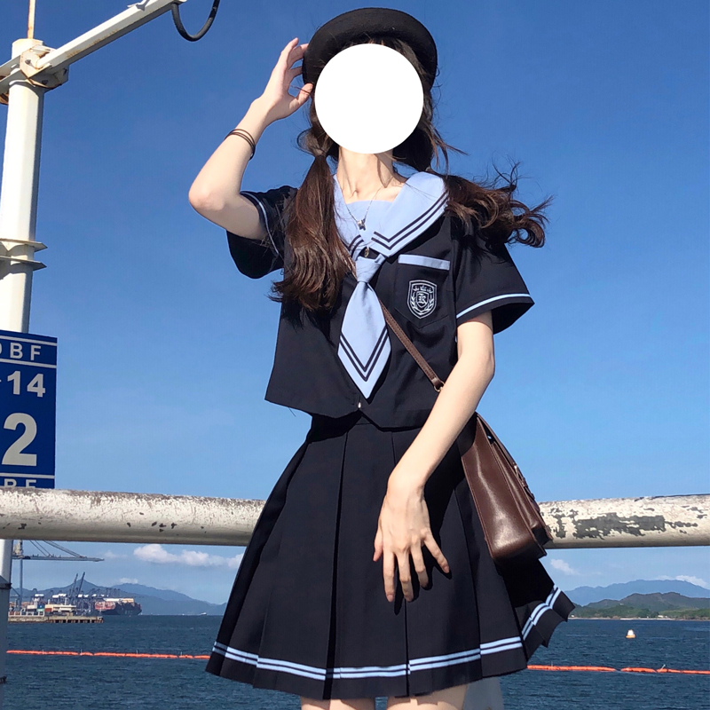 原创jk制服校供中间服套装