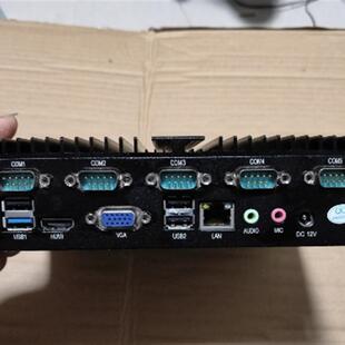 占美J1900无风扇主机存储柜主机 6COM串口 研域工控机 嵌入式工控