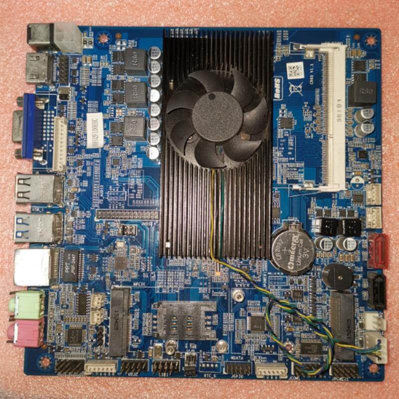 迷你工控机主板 DT1037U-D 12V供电一体机主板 1037U主板 超薄