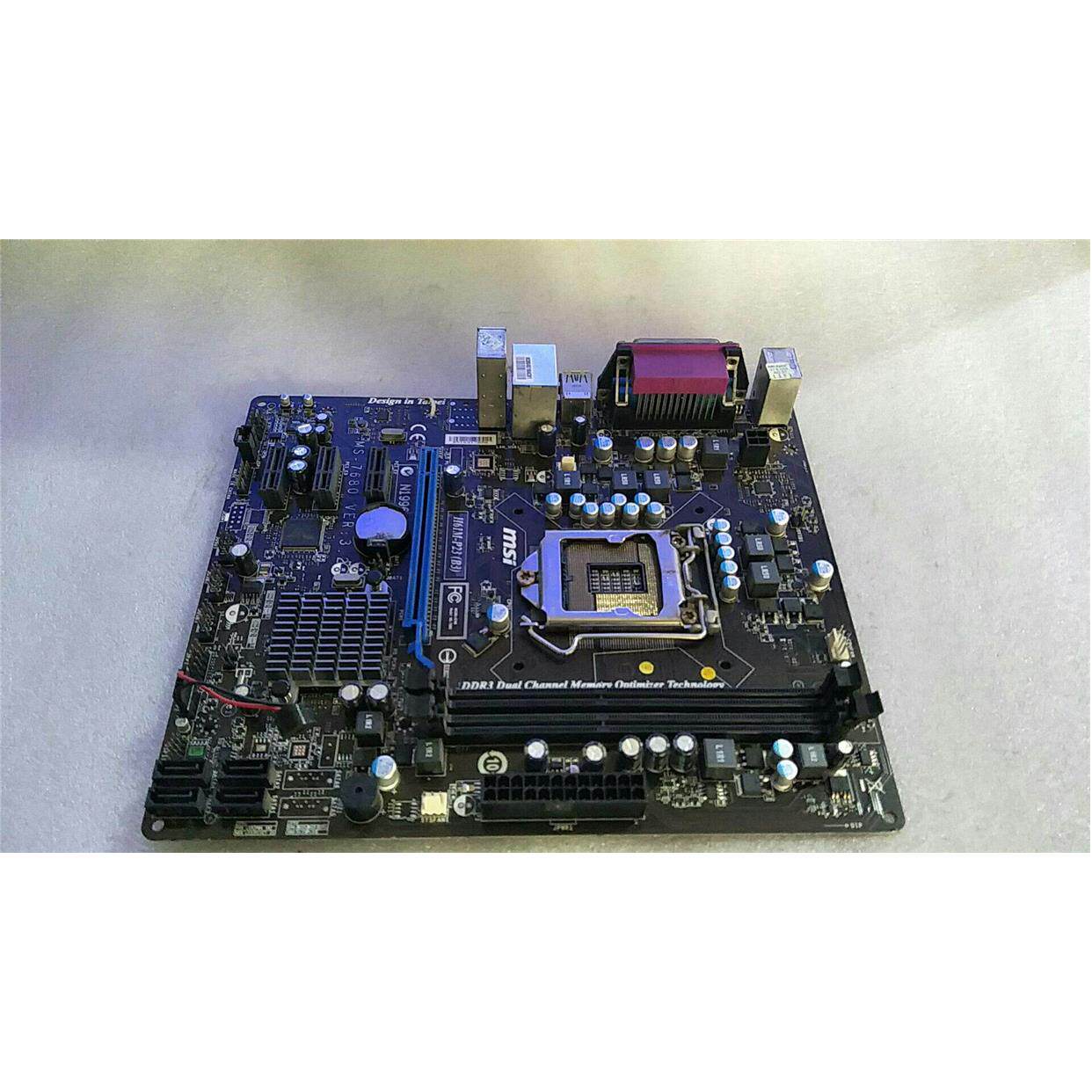 微星 h61m-p23(b3) ms-7680 ddr3内存 1155接口 h61全集成主板