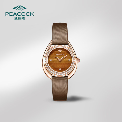 孔雀手表时尚机械手表轻奢女表