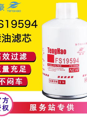 FS19594柴油滤芯适配卡特80-7康明斯B3.3挖掘机发电机C6003117480