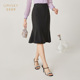 通勤高腰包臀鱼尾半身裙SI3H1008 时尚 清仓 umisky优美世界女装