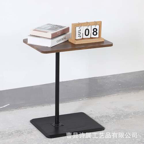 现货奶茶店卡座沙发边几靠墙网红咖啡餐厅小方桌客厅茶几床边桌