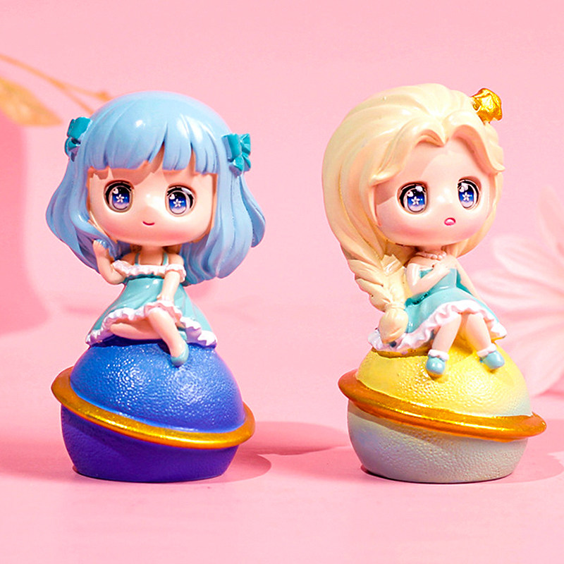 网红星空恋雨盲盒手办女孩2021网红新款公仔女生正版玩具礼盒便宜
