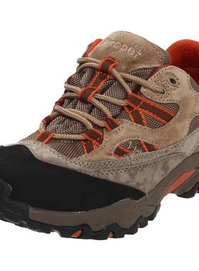 代购Propet波派男士徒步鞋防滑缓震保暖户外鞋低帮系带登山鞋