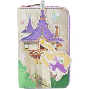 代购Loungefly女士迪士尼钱包多卡位收纳便携随身防滑拉链