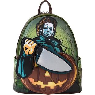 代购 Loungefly女士双肩包卡槽收纳多口袋设计防泼水表面