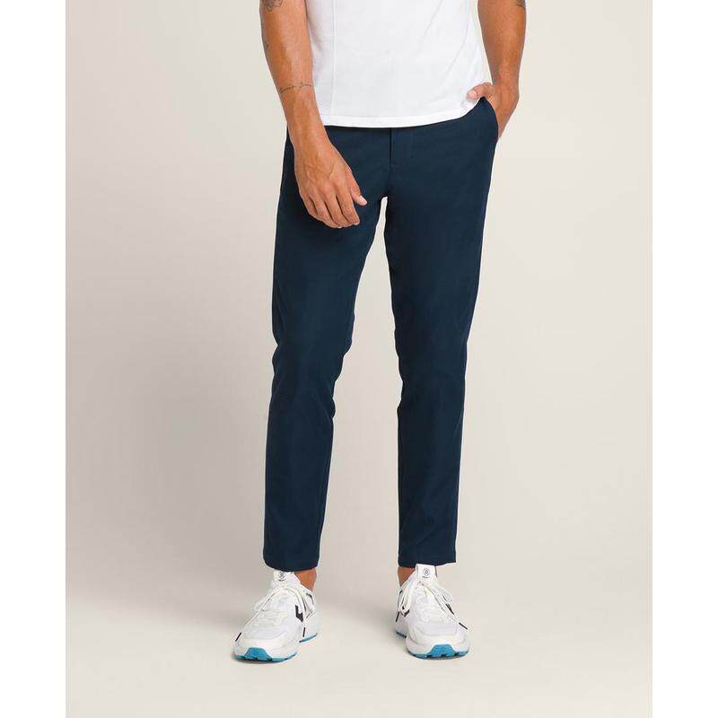 代购Wilson威尔胜男士运动裤速干弹性收纳口袋贴身剪裁深蓝色