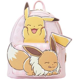 Loungefly女式 Eevee设计 潮流双肩背包卡通可爱小包 Pikachu