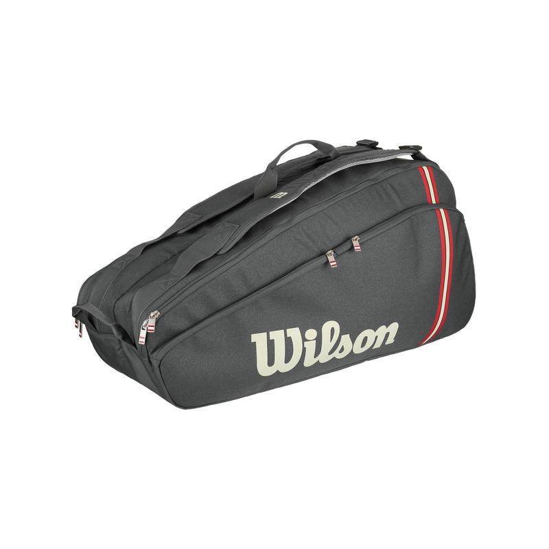 代购Wilson威尔胜网球包容纳6支球拍带配件口袋顶部提手,运动/瑜伽/健身/球迷用品,网球包,淘宝优惠券,粉丝福利购,淘宝优惠卷