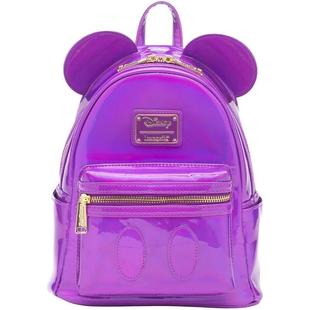 代购 Loungefly女士迪士尼双肩包轻便收纳多层拉链口袋防泼水表面