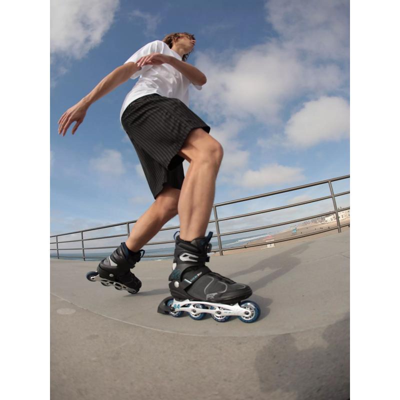 代购K2男士轮滑鞋BOA调节系统记忆棉内衬踝部支撑灵活转向