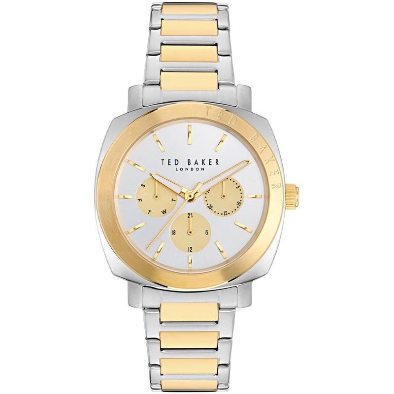 代购Ted Baker女士腕表日历计时夜光多针双色钢带防水精钢商务