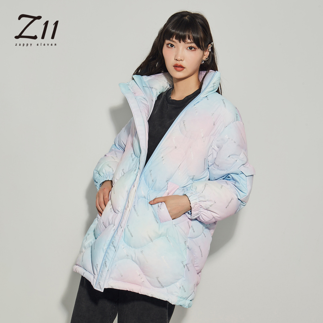 Z11女装冬季新款清新炫