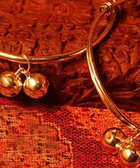 苗银铃铛手镯包邮铃铛