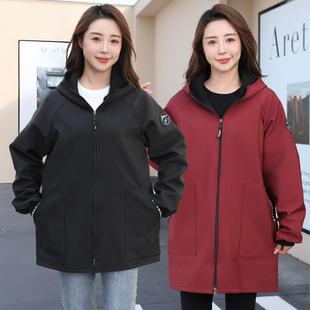 工作服印字logo男女通用秋冬罩衣新款 韩版 简约加绒围裙保暖中长款