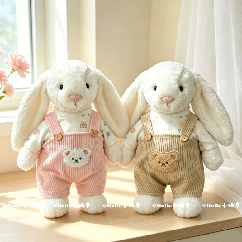 适用于Jellycat中号31CM害羞邦尼兔娃衣30CM伽百利兔子新款连衣裙图片