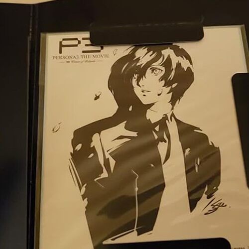 PERSONA3剧场版结城理黑白线稿色纸主人公月光馆学园SEES周边现货