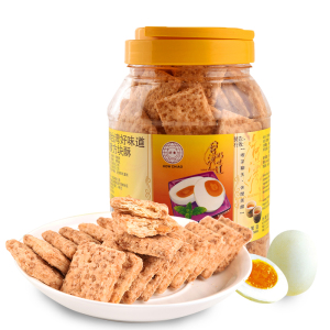 中国台湾特产好乔牌方块酥咸蛋黄味酥脆年货零食下午茶点心代餐饼