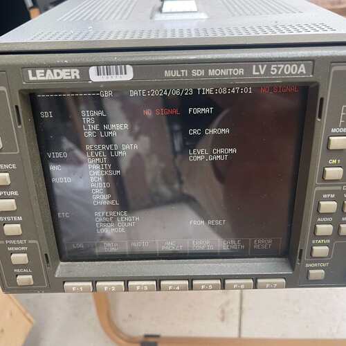 维修LEADER+利达+5700A+高清波形器 成色如图议价