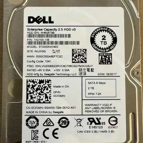维修2T ST2000NX0403 SATA 2.5寸 7.议价