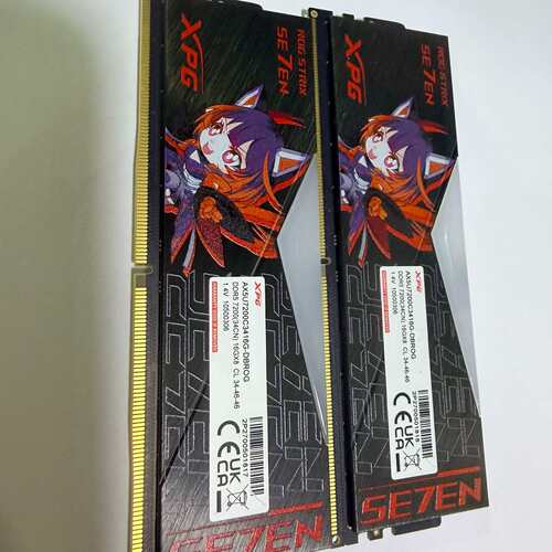 维修XPG 16G 7200*2 32g C34套条D5议价