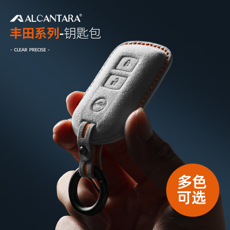 适用于丰田威驰钥匙套FS致炫X致享老款汉兰达凯美瑞逸致车包扣壳