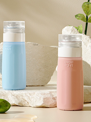 Косметическая бутылка для путешествий, силиконовый комплект, шампунь, молочко, лосьон, портативный герметический гель для душа