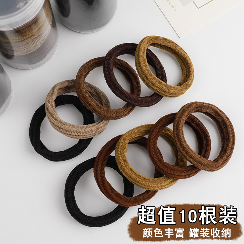 头绳2026新款女高弹力无缝发圈扎头发橡皮筋耐用皮套头饰马尾发绳