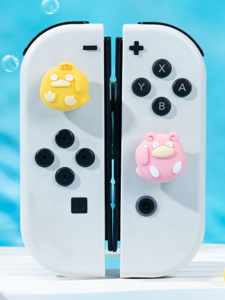 닌텐도 스위치 로커 세트 OLED 게임 콘솔 키 캡 로커 캡 NS  최대 오리와 하마