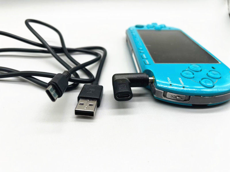 PSP 충전 어댑터 PSP 전원 어댑터 PSP1000|2000|3000 충전기에 대한 TYPEC 암 포트