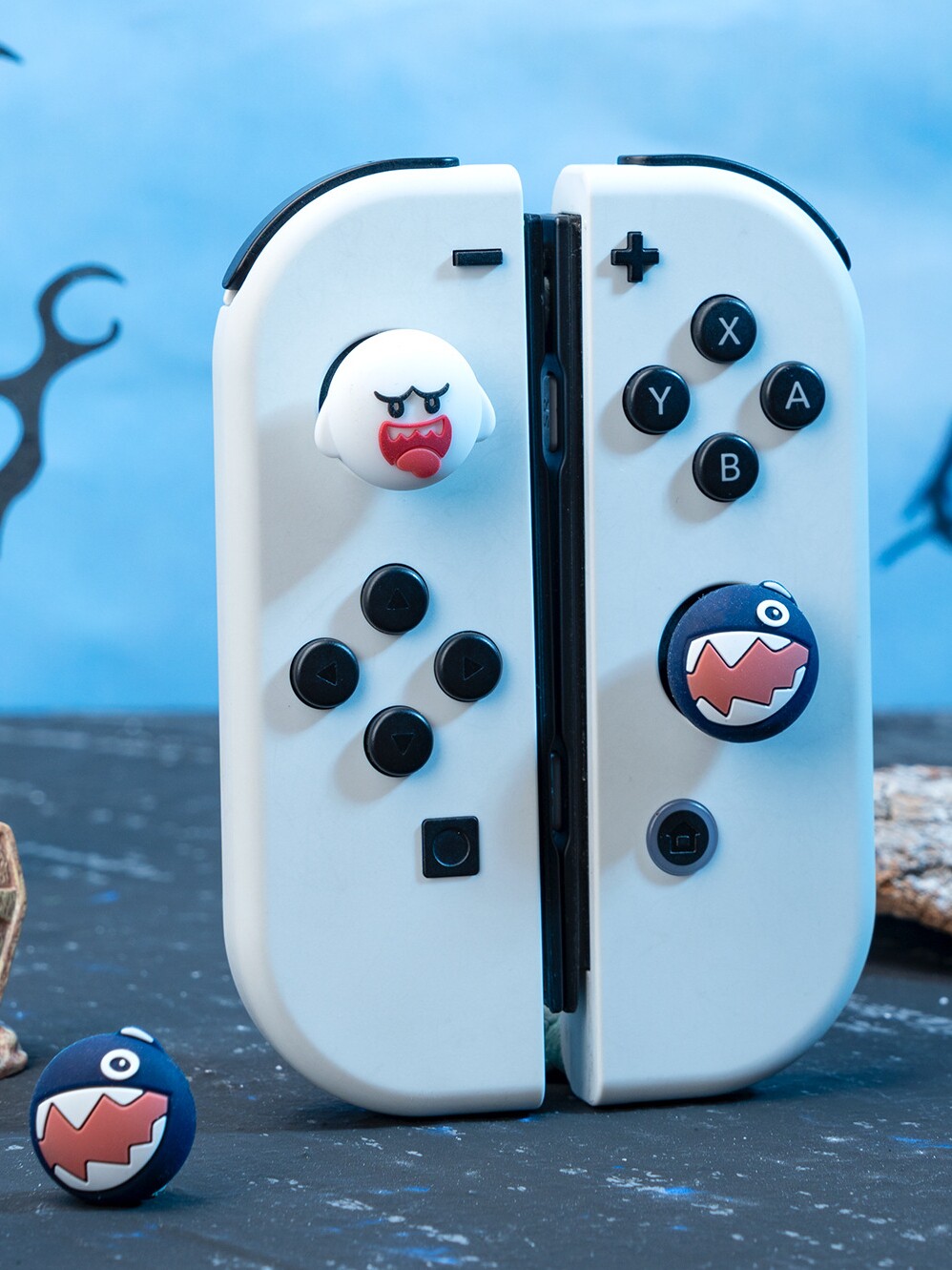 NINTENDO 스위치 로커 캡 OLED 게임 콘솔 키 캡 로커 커버 NS MARIO GHOST WOOFOW