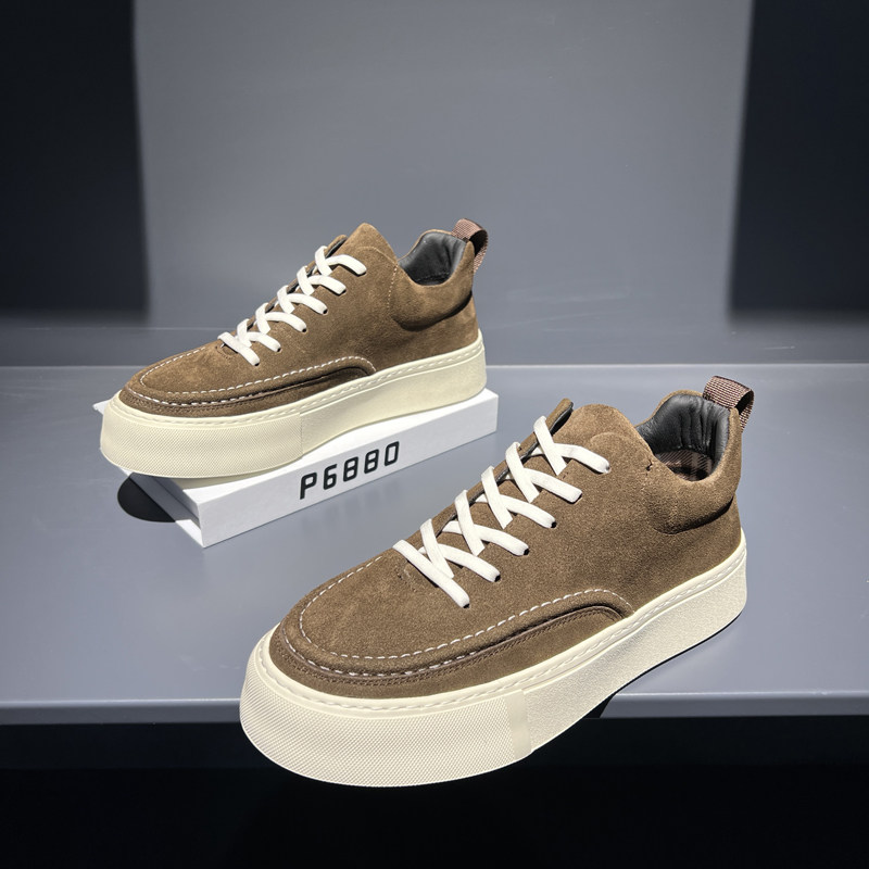 P6880增高低帮板鞋休闲车缝线