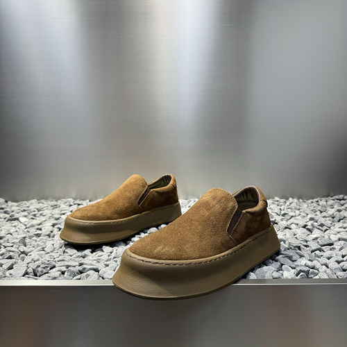 一脚蹬懒人鞋增高复古厚底