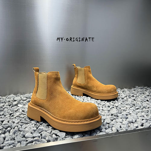 马丁靴子大头复古切尔西靴