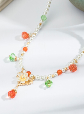 项链软璎珞明制坦领配饰汉服百搭仙气少女流苏仙气