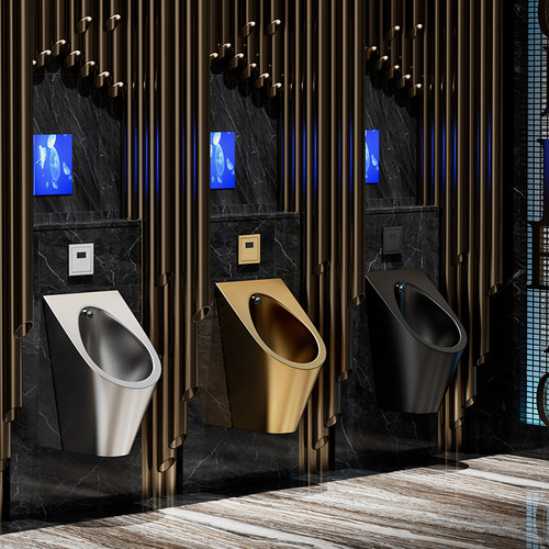 酒吧不锈钢小便池自动感应小便器