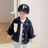 cutebunny2024春装 上衣 外套婴幼儿洋气宝宝长袖 新款 男童时髦工装