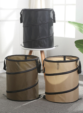 户外露营垃圾桶 可折叠园林桶落叶桶