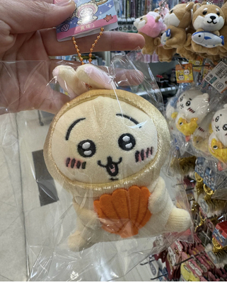 日本正版chiikawa吉伊卡哇地域限定三重珍珠乌萨奇挂件