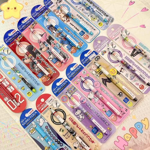 限定史努比日本UNI三菱铅笔M5/450学生用写自动旋转铅笔