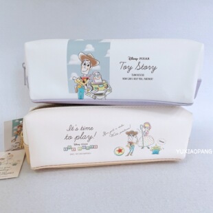 日本sun-star/太阳星联名限定笔袋玩具总动员笔袋pu皮拉链收纳包