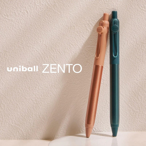 日本UNI三菱uniball zento限定按动中性笔拔帽磁吸款半金属0.5mm