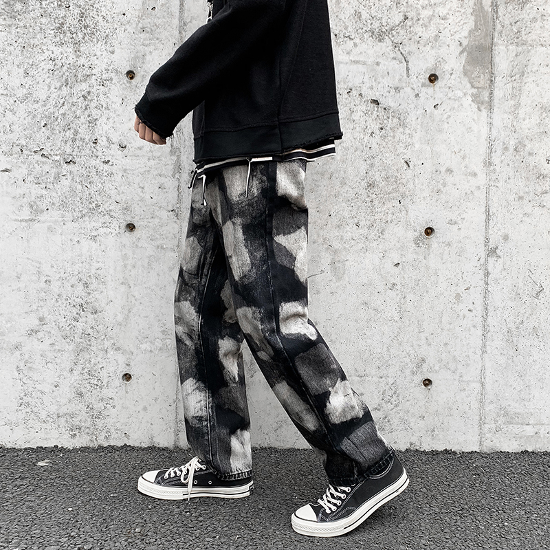 New Hong Kong style jeans for men in spring