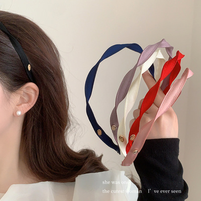 两戴设计~精致螺旋细发箍女2025新款简约头箍高级感日常外戴发饰