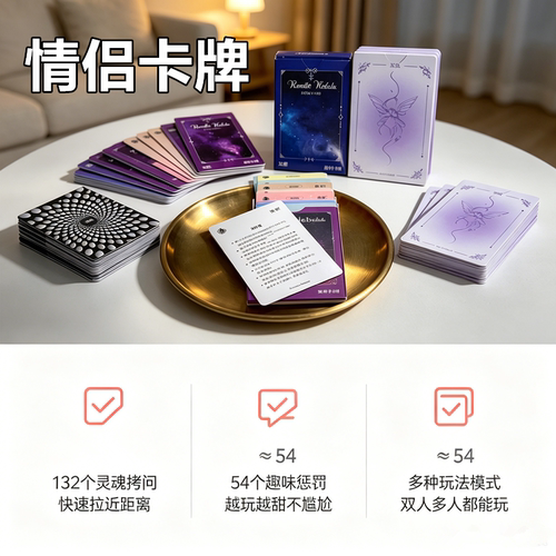 情侣升温互动游戏扑克卡牌桌游